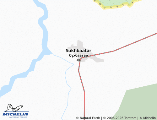 MICHELIN Sukhbaatar map - ViaMichelin