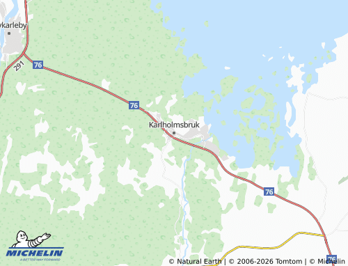 MICHELIN Karlholmsbruk map - ViaMichelin
