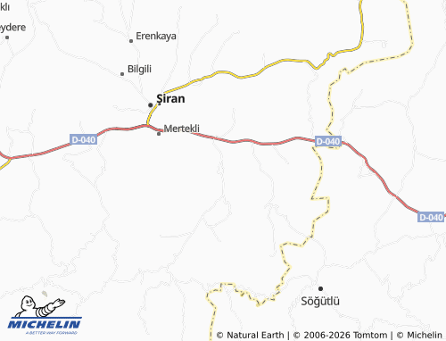 Mappa MICHELIN Ericek - ViaMichelin