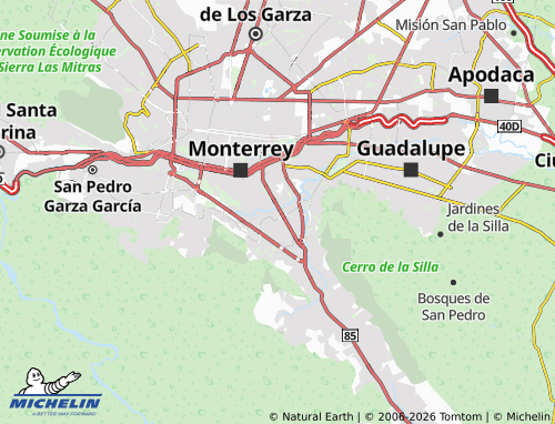 MICHELIN Arroyo Seco map - ViaMichelin