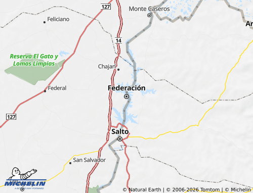 Carte MICHELIN Federación - ViaMichelin
