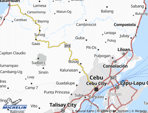 Mapa MICHELIN Malubog - ViaMichelin