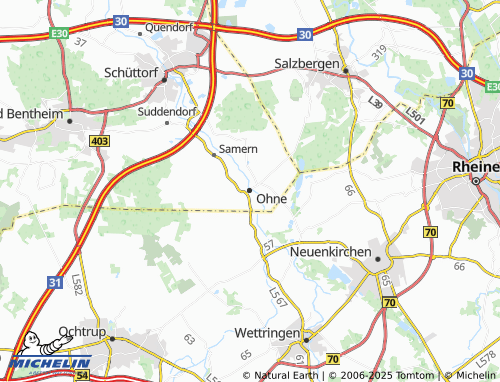 MICHELIN Ohne map - ViaMichelin