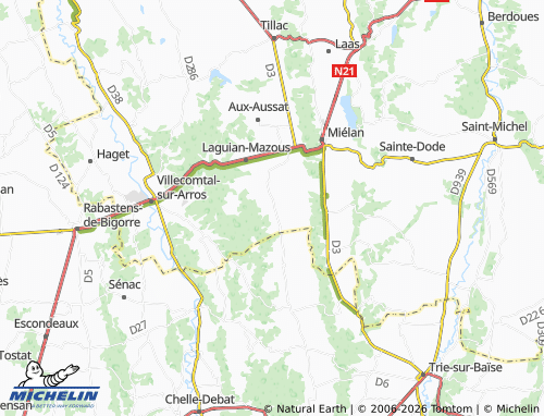 MICHELIN Estampes map - ViaMichelin