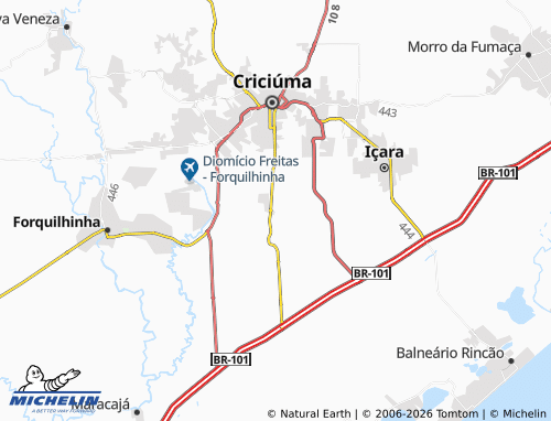 Mapa MICHELIN Morro Estevão - ViaMichelin