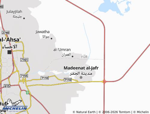 MICHELIN Al Umran Eastern map - ViaMichelin