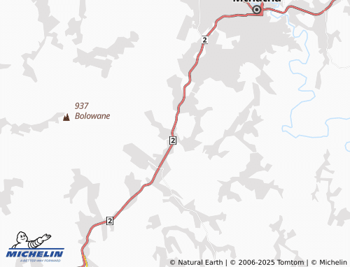 Mapa MICHELIN Maqhinebeni - ViaMichelin