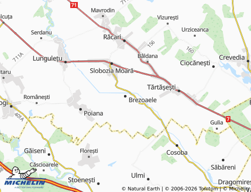 Mapa MICHELIN Brezoaele - ViaMichelin