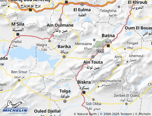 MICHELIN Saqanah map - ViaMichelin