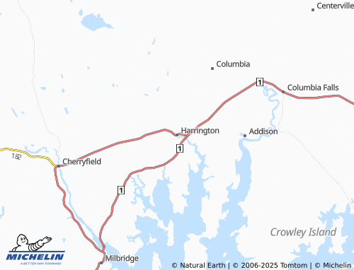 Carte MICHELIN Harrington - ViaMichelin