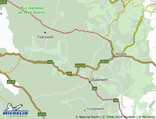Mappa MICHELIN Great Longstone - ViaMichelin