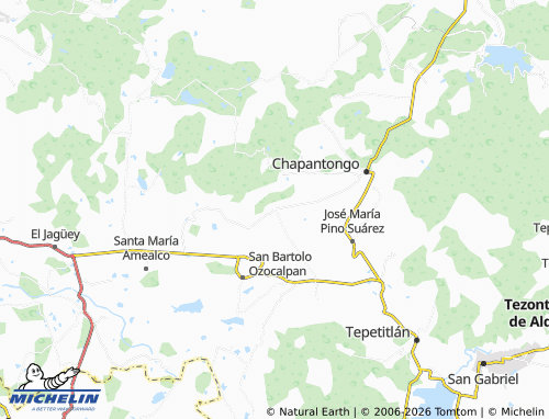 Mapa MICHELIN Tlaunilolpan - ViaMichelin