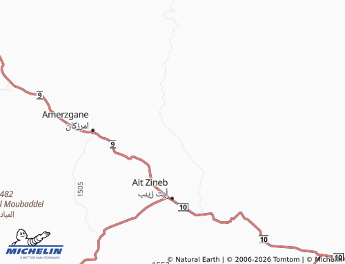 Mapa MICHELIN Ait Ben-Haddou - ViaMichelin