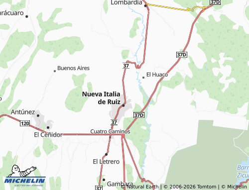Mapa MICHELIN Benito Juárez - ViaMichelin