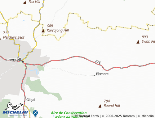 MICHELIN Long Plain map - ViaMichelin