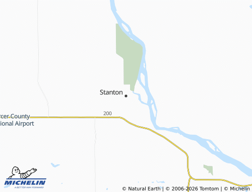 Mapa MICHELIN Stanton - ViaMichelin