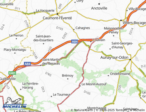 MICHELIN Le Parquet map - ViaMichelin