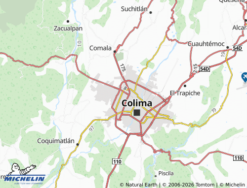 Mapa MICHELIN Emiliano Zapata - ViaMichelin