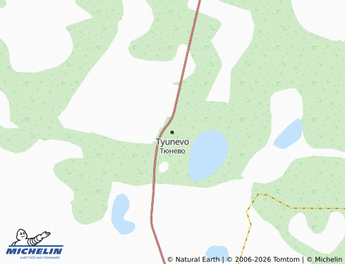 MICHELIN-Landkarte Tyunevo - ViaMichelin