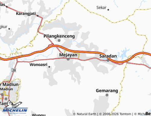 Mapa MICHELIN Ngepeh - ViaMichelin