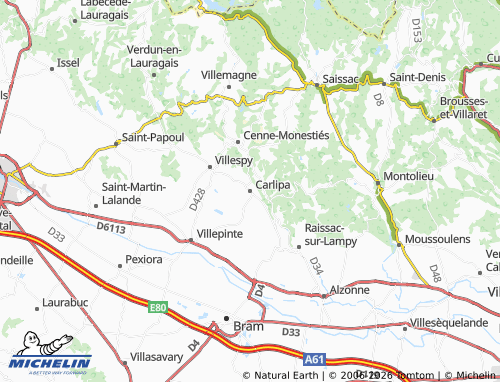 Mappa MICHELIN Carlipa - ViaMichelin