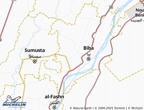 MICHELIN Nazlet Ali Kelani map - ViaMichelin
