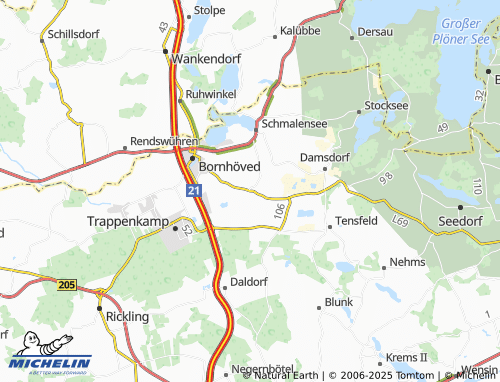 MICHELIN Tarbek map - ViaMichelin