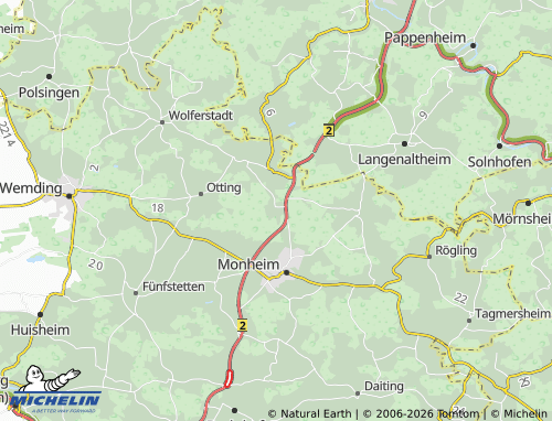MICHELIN Rothenberg map - ViaMichelin