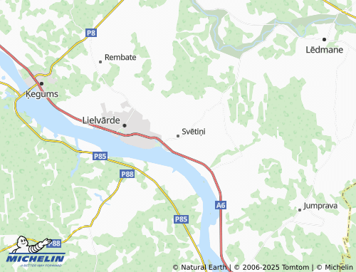 Carte MICHELIN Svētiņi - ViaMichelin