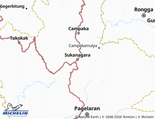 MICHELIN Sukanagara map - ViaMichelin