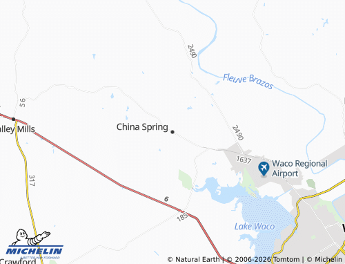 Kaart MICHELIN China Spring - ViaMichelin
