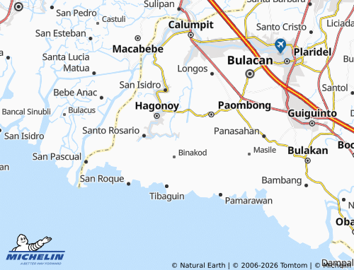 Mappa MICHELIN San Nicolas - ViaMichelin