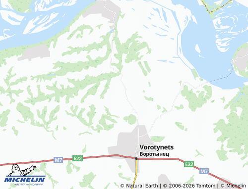 MICHELIN-Landkarte Osinki - ViaMichelin
