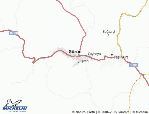 MICHELIN Karatepe map - ViaMichelin