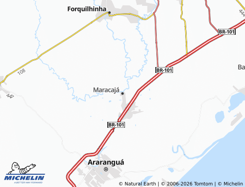 Mapa MICHELIN Maracajá - ViaMichelin