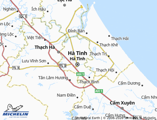 Mapa MICHELIN Thạch Quý - ViaMichelin