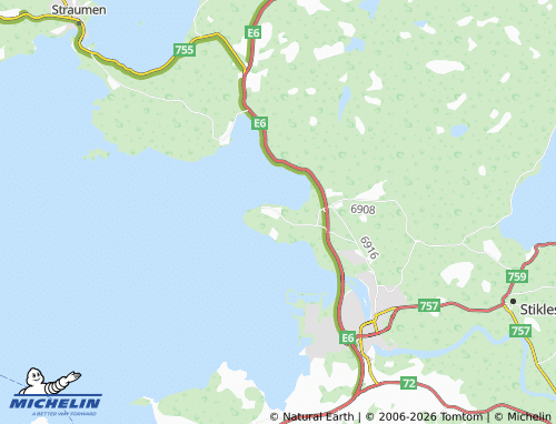 Mappa MICHELIN Trones - ViaMichelin