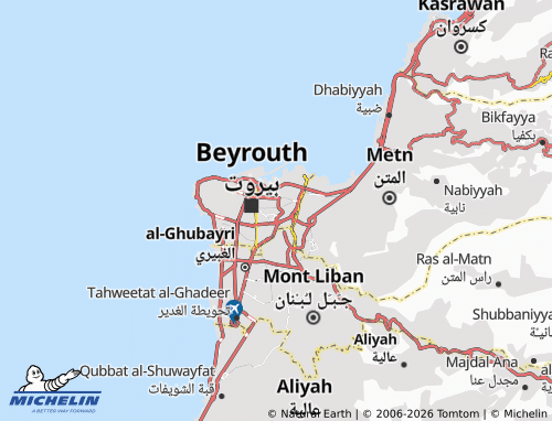 MICHELIN-Landkarte al-Ashrafiyyah - ViaMichelin