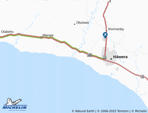 MICHELIN Ohawe map - ViaMichelin