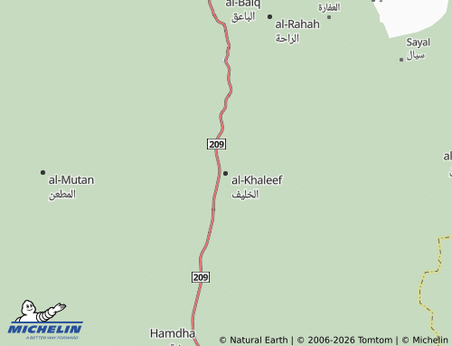 Carte MICHELIN al-Khaleef - ViaMichelin