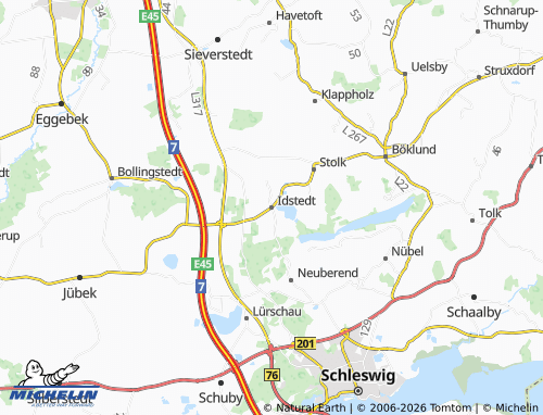 MICHELIN Idstedt map - ViaMichelin