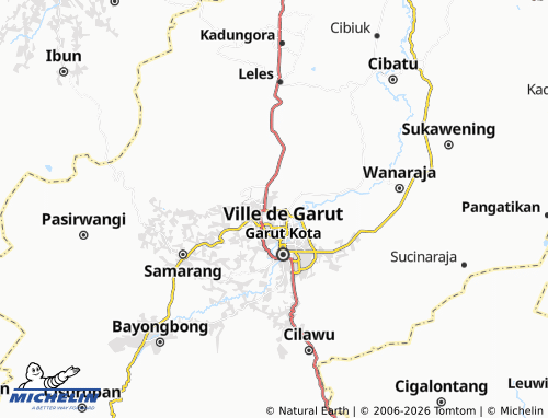 MICHELIN Jati map - ViaMichelin