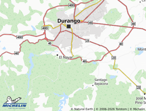 Mapa MICHELIN Cuatro de Octubre, La Ferrería - ViaMichelin