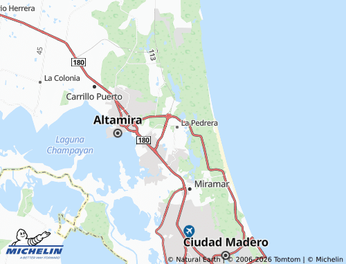 Mappa MICHELIN Villa de las Rosas - ViaMichelin