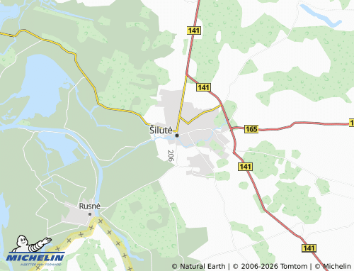 Mapa MICHELIN Šilutė - ViaMichelin
