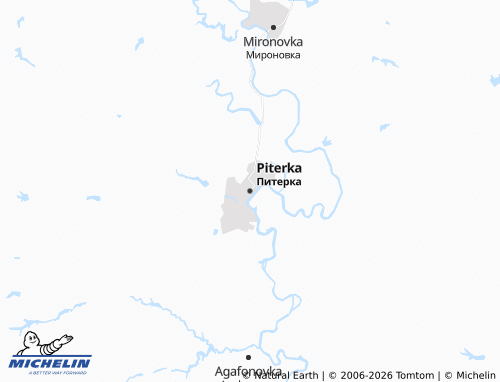 MICHELIN-Landkarte Piterka - ViaMichelin