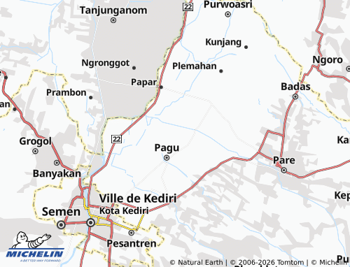 MICHELIN-Landkarte Kayen Kidul - ViaMichelin