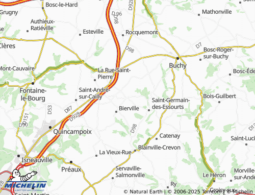 MICHELIN-Landkarte Longuerue - ViaMichelin