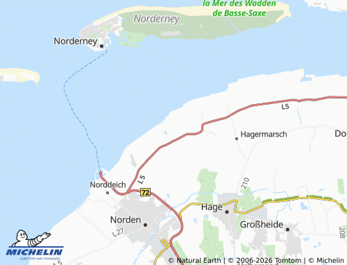 MICHELIN Altendeich map - ViaMichelin