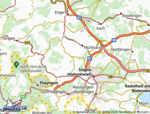 Mapa MICHELIN Duchtlingen - ViaMichelin